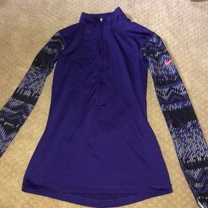 Nike pro long sleeve pull over
